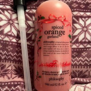 Philosophy Spiced Orange Garland Shower Gel, Shampoo and Bubble Bath 32oz